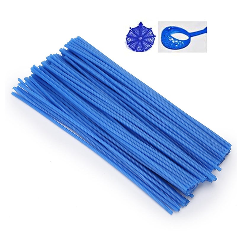 Kodrily Casting Wax Lines, 2.5mm Diameter Round Wax Line Wire, Jewelers Lost Casting Kit Supplies, Moulding Materials Jewelry Making Gold Tool for Goldsmith, Blue - Image 4